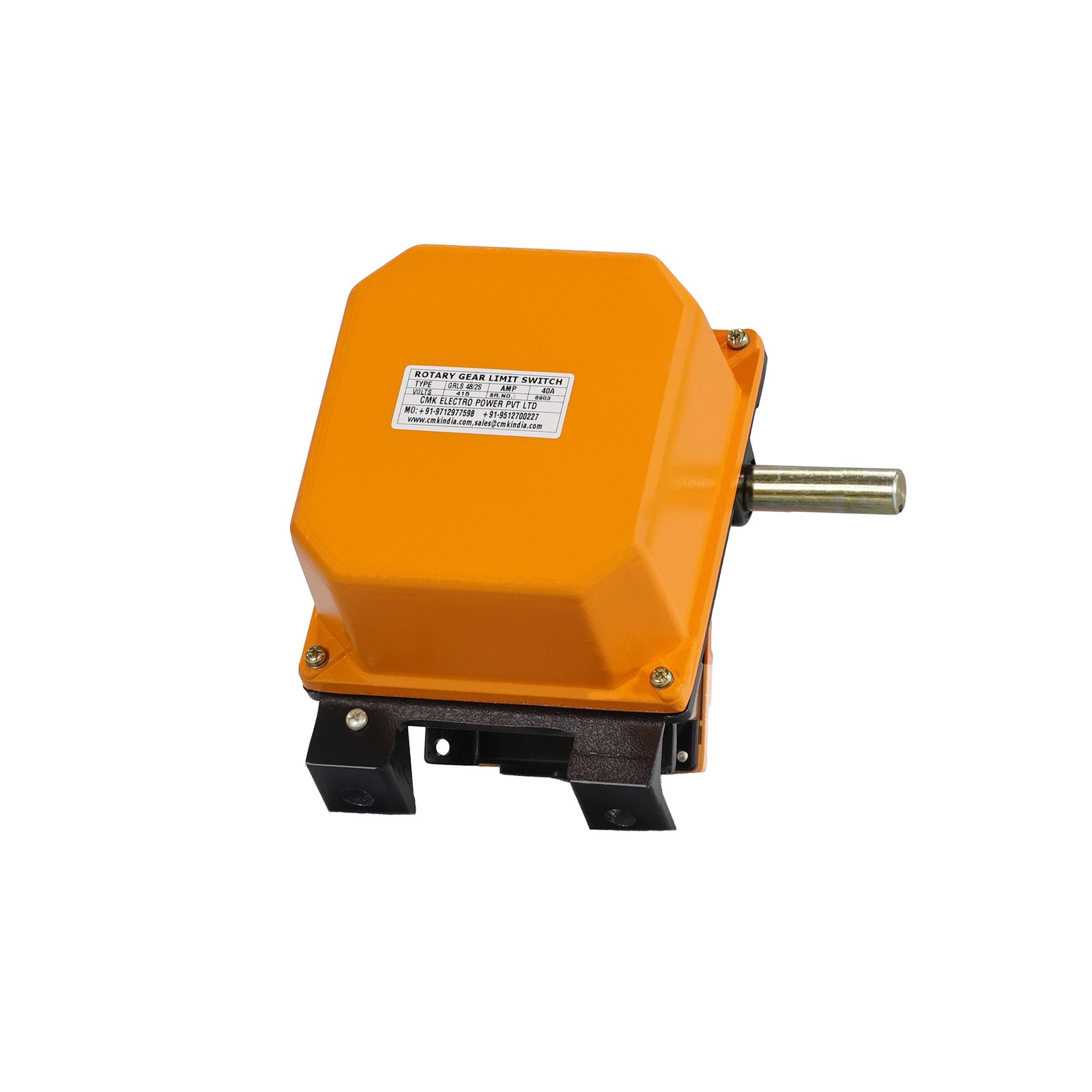 Rotary geared shunt LS gear ratio 48:1, 2 Contacts 1NO+1NC or 2NC, Casting Body (Variant 3)